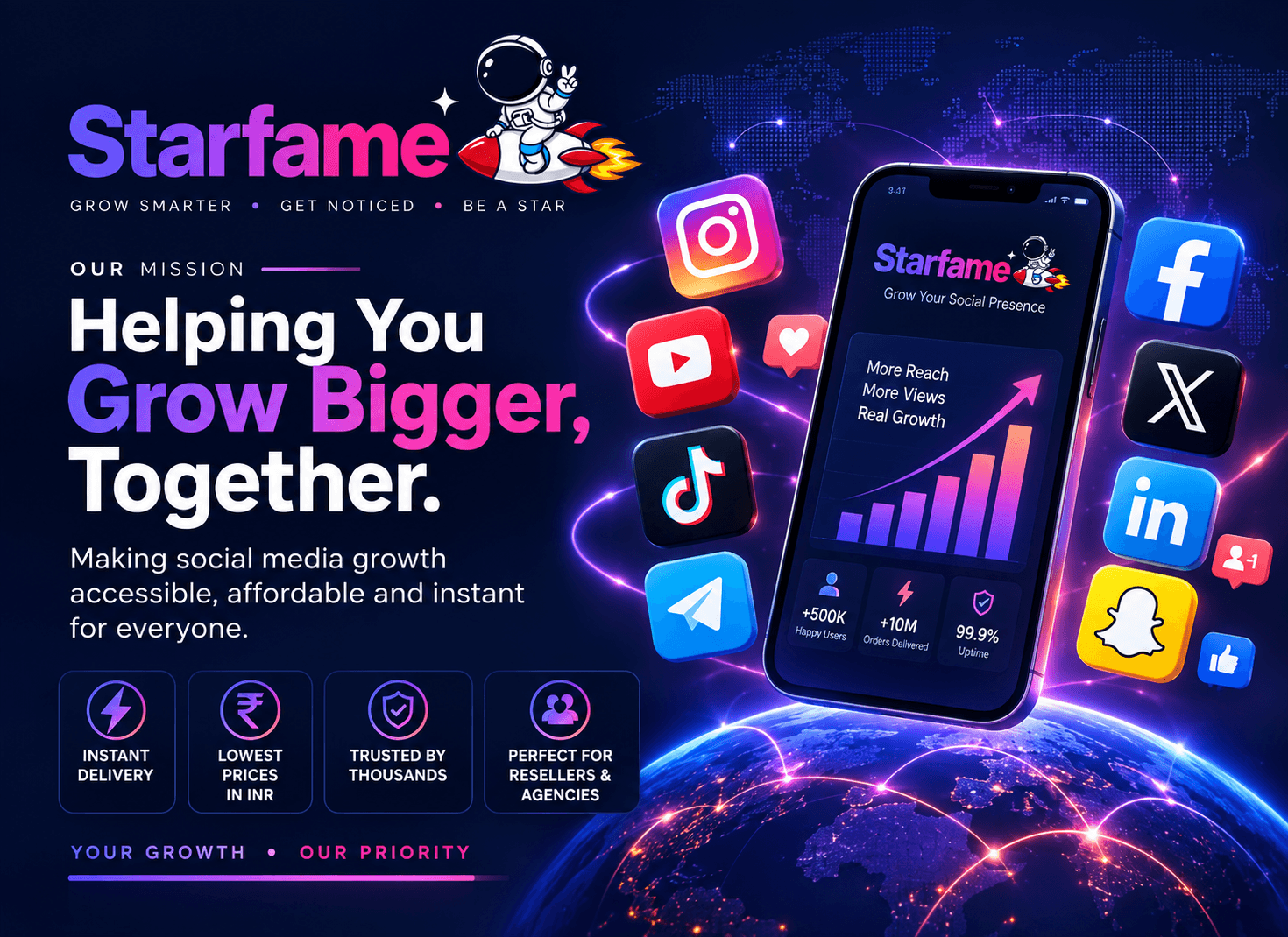 Starfame SMM Services